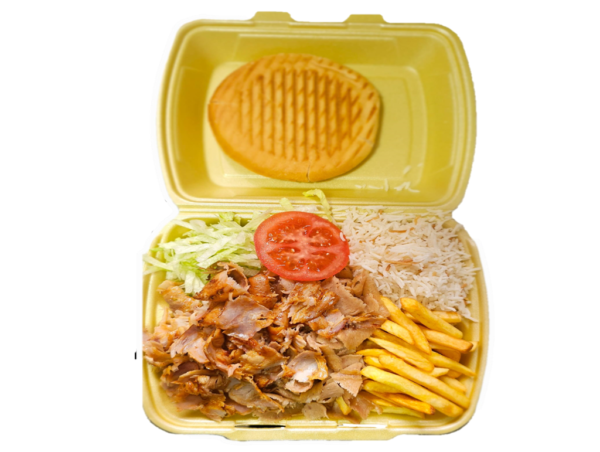 PLATO KEBAB DOBLE ( MAS CARNE )
