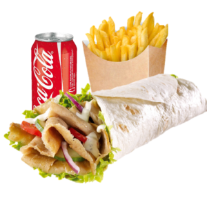 MENU DURUM DOBLE ( MAS CARNE )